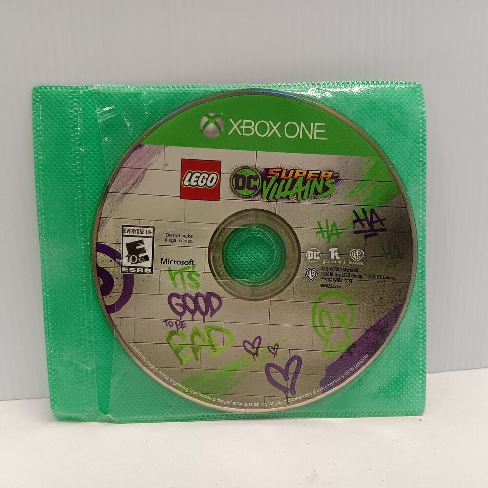LEGO DC Supervillains Microsoft Xbox One, 2018) - Disc Only Good Condition Works